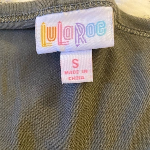 Lularoe Gray Anna dress size small - Picture 4 of 7